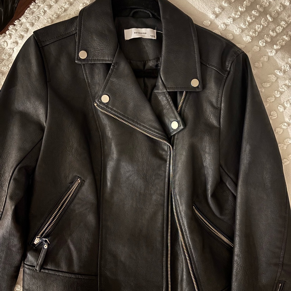 Women's Black Leather Jacket